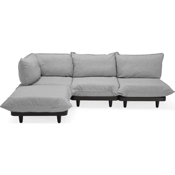 Sedací souprava Fatboy, Rohová sedačka levá Paletti šedý 4 díly - Formadore