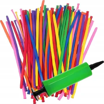 Balónek Balónky na modelování, 100 ks + pumpička