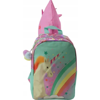 Školní batoh Školní batoh jednokomorový JACOB COMPANY růžový, vícebarevný