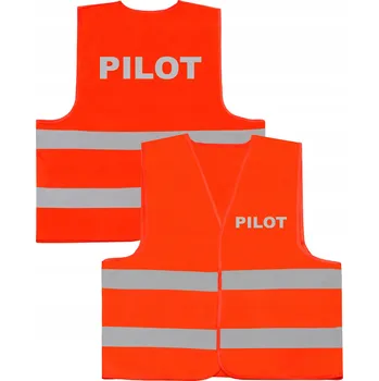reflexní vesta SILNIČNÍ REFLEXNÍ VESTA ORANŽOVÁ PILOT M