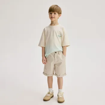 Chlapecké kalhoty Reserved - Bavlněné šortky - tělová - 4415N-02X - 4415N-02X-170