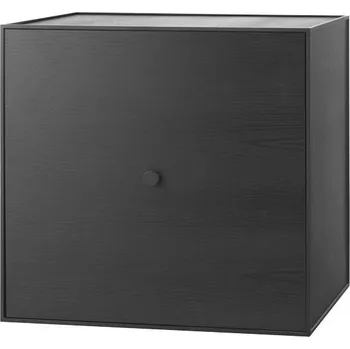 Koupelnový nábytek Audo Copenhagen, Nástěnná skříňka Frame 49 s dvířkami černý jasan - Formadore