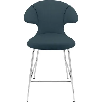 Jídelní židle Umage, Židle Time Flies na chromových nožkách 102 cm nebově modrá - Formadore