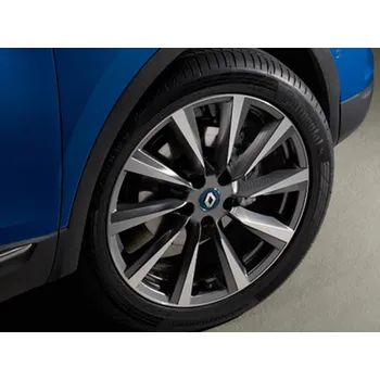 Středová krytka kola Středová krytka Renault s chromovaným okrajem – modrá