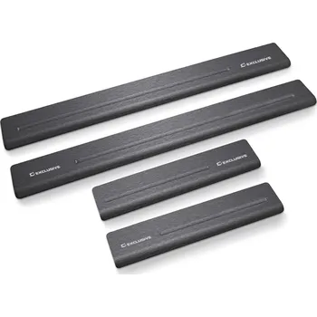 Tuning CRONI Kryty prahů Long Line Mazda 2 IV XP21 Hatchback5 2022- Kryt: ledna linka, Barva: Satin černý