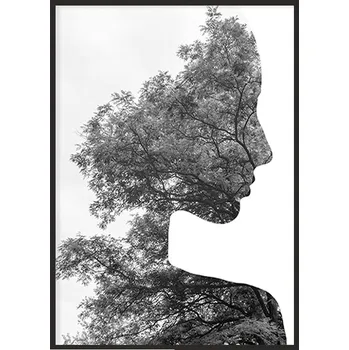 Obraz OBRAZ V RÁMU / PLAKÁT 53x73 cm Dívka P1250