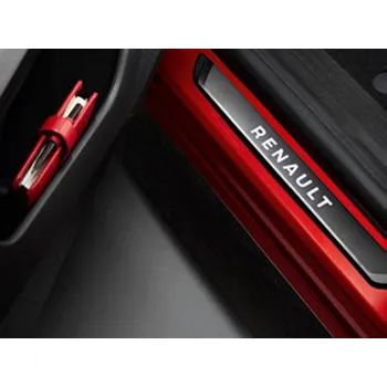 Tuning Vnitřní osvětlené kryty předních prahů dveří s nápisem Renault