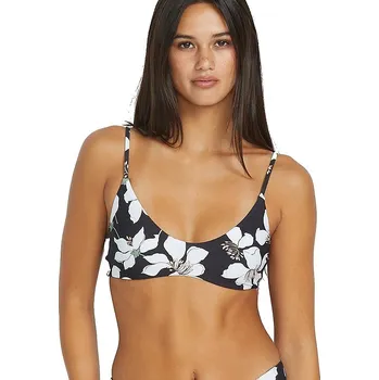Dámské plavky plavky Volcom Midnight Lily Crop - Black L
