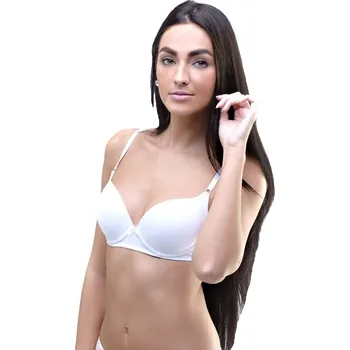 Dámské oblečení Gina podprsenka klasická 17009P Bílá Vel. 90C