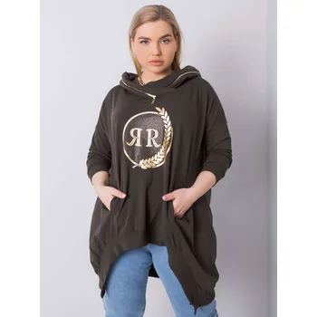 Dámská mikina Khaki dámská mikina s potiskem RV-BL-6464.46P-khaki Velikost: ONE SIZE