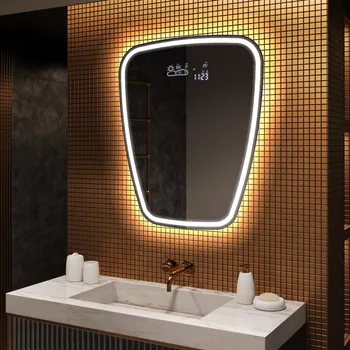 Zrcadlo LED zrcadlo do koupelny s nepravidelným tvarem Z223