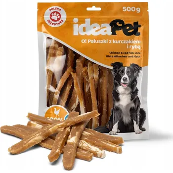Pamlsek pro psa IdeaPet Tyčinky s kuřecím masem a treskou 500 g pro psa