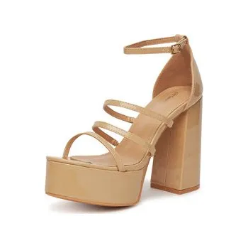 Dámské sandále Sandály DeeZee F8914-34 Béžová 40