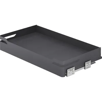 Odpadkový koš Plnovýsuvný koš boční WIRELI Style s tlumeným dovřením , 764x485x135mm, antracit