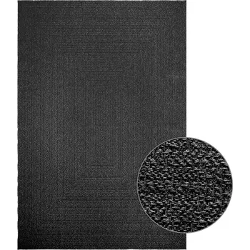 Koberec Koberec ZIZUR 200x290 cm jutový vzhled interiér i exteriér Antracitová4010338