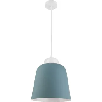 NOVA LUCE závěsné svítidlo VICTORIA modrý a bílý hliník bílý PVC kabel E27 1x12W IP20 bez žárovky 9104263