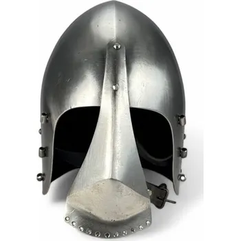 Replika zbraně Středověká přilba s pohyblivým nánosníkem