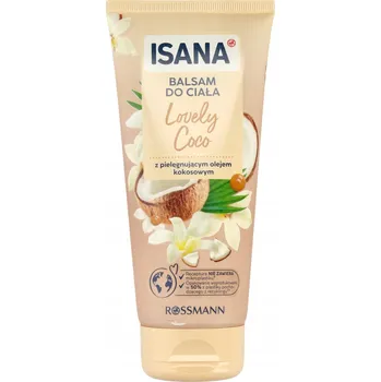 Tělový krém ISANA Lovely Coco tělový balzám s kokosovým olejem 200 ml