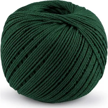 Příze Bavlněná příze macrame Ø2 mm - 13 zelená tmavá