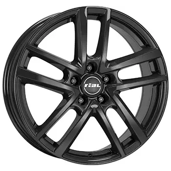 Alu kolo Alu kola RIAL ASTORGA, 16x6 5x100 ET35, černá lesklá vhodné pro Škoda Kamiq, Škoda Scala, VW T-Cross