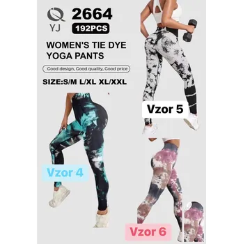 Dámské legíny Vzorové legíny s vysokým pasem VZOR 5 S/M