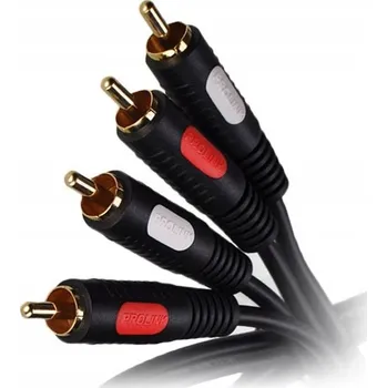 Audio kabel Optický kabel Begli 1x RCA (cinch) - 2x RCA (cinch) 1,8 m