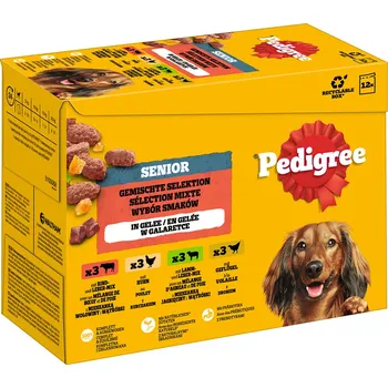 Krmivo pro psa 96x100g Pedigree Senior Multipack kapsičky
