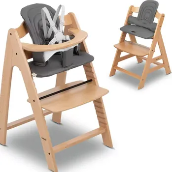Hauck Polstrování na sedátko a dřevěné židličky Alpha+,Beta+,Arketa Dark Grey (HK667804)