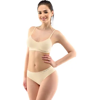 Dámské oblečení Gina kalhotky tanga 04026P Tělová Vel. L/XL