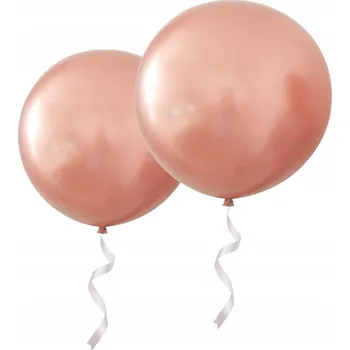 Balónek 45cm balónek ROSE GOLD kulatý pro balónkové girlandy
