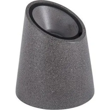 Venkovní osvětlení NOVA LUCE venkovní sloupkové svítidlo FOX tmavě šedý pískovec skleněný difuzor GU10 1x7W 100-240V bez žárovky IP65 9470581