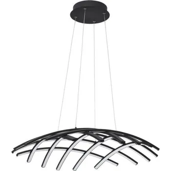 NOVA LUCE závěsné svítidlo NARVI černý hliník a akryl LED 83W 230V 3000K IP20 stmívatelné 9848138