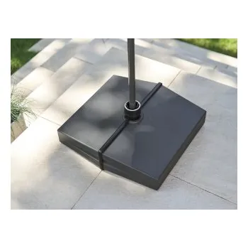 Obraz Elegantní stojan na slunečník plnitelný pískem 46 x 46 cm, antracitový