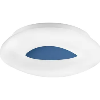 NOVA LUCE stropní svítidlo CIA modrý hliník a akryl LED 38W 230V 3000K IP20 stmívatelné 9106243