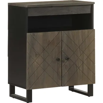 Příborník do zásuvky Příborník 60 x 33 x 75 cm černá masivní mangovníkové dřevo Černý4017709