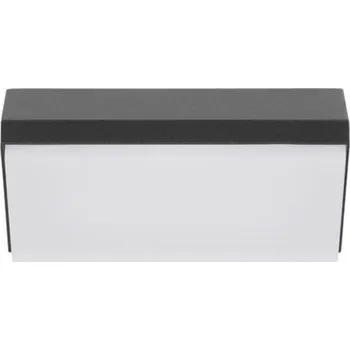 Venkovní osvětlení NOVA LUCE venkovní nástěnné svítidlo ZENON antracitový hliník a matný akryl LED 10W 3000K 220-240V 114st. IP65 9492610