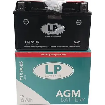 Baterie bezúdržbová Landport YTX7A-BS