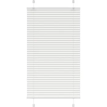 Žaluzie Plisovaná roleta bílá 75x150 cm Šířka látky 74,4 cm Polyester Bílá4015495