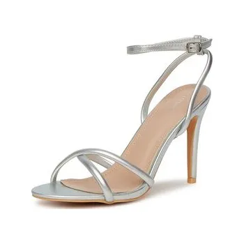 Dámské sandále Sandály DeeZee F89725-61 Stříbrná 40