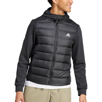 Pánská bunda adidas Sportswear Essentials Hybrid Down Hooded Jacket HZ4430