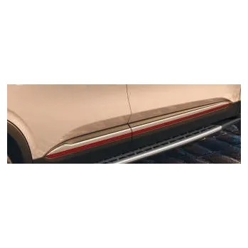 Lišta karosérie Renault Ozdobná lišta dveří - zadní levé, červená Flamme