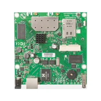 Síťový prvek MikroTik RouterBOARD RB912UAG-2HPnD, 64MB, 802.11b/g/n, L4, 2xMMCX, 1xGLAN, miniPCIe, L4