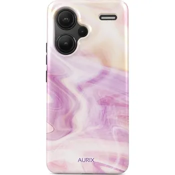 Pouzdro na mobilní telefon Kryt Xiaomi Redmi Note 13 Pro+ 5G AURIX pevný Pinky Wave (obal neboli pouzdro na Xiaomi Redmi Note 13 Pro+ 5G)