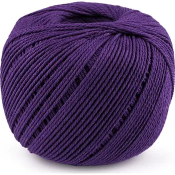 Příze Bavlněná příze macrame Ø2 mm - 8 fialová