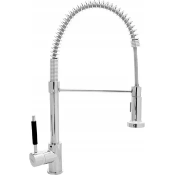 Vodovodní baterie Stojánková kuchyňská baterie Granitan SNAKE stříbrná