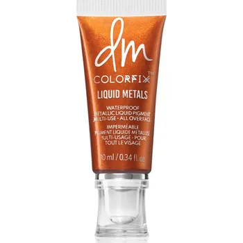 Rozjasňovač Danessa Myricks Beauty Colorfix Liquid Metals multifunkční líčidlo pro oči, rty a tvář odstín Spark 10 ml