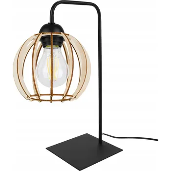 Lampička Stolní lampa Light Home Timber béžová, hnědá, černá 60 W