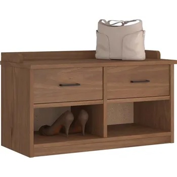 Lavice do předsíně SANDNES 87x40x50 cm masivní borovice Hnědá4010461