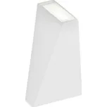 NOVA LUCE venkovní nástěnné svítidlo MILEY bílý hliník a sklo LED 7W 3000K 200-240V IP54 světlo nahoru a dolů 9202261