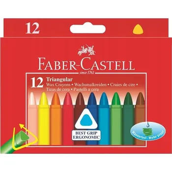 Pastelka Sada pastelek Voskovky Faber-Castell, 12 barev, 12 ks